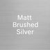 Matt Brushed Silver surface with text overlay