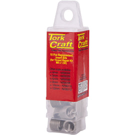 Image of a Tork Craft Thread Repair Kit M8 X 1.5d Replacement Inserts 10pce