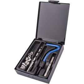 Image of a Tork Craft Thread Repair Kit 19pc M8 X 1.25mm Internal (metal Box)