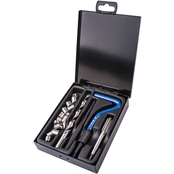 Image of a Tork Craft Thread Repair Kit 19pc M10 X 1.5mm Internal (metal Box)
