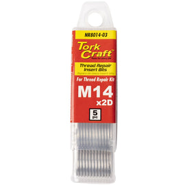 Image of a Tork Craft Thread Repair Kit M14 X 2d Replacement Inserts 5pce