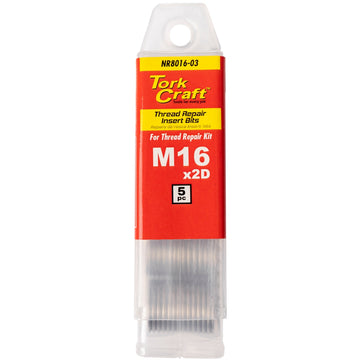 Image of a Tork Craft Thread Repair Kit M16 X 2d Replacement Inserts 5pce