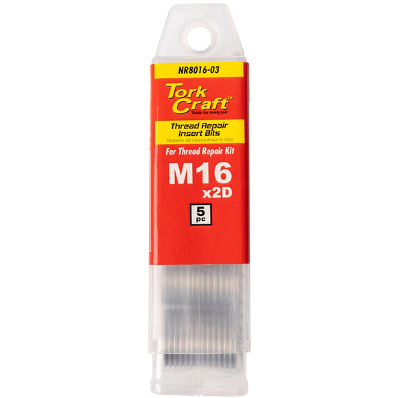 Image of a Tork Craft Thread Repair Kit M16 X 2d Replacement Inserts 5pce