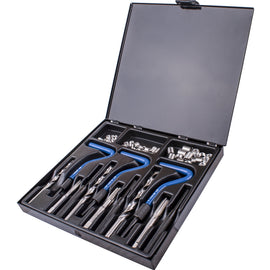 Image of a Tork Craft Thread Repair Kit 3pcs Combination Set M6/m8/m10 Internal (metal Box)