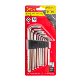 Image of a Tork Craft 10pc Torx-security Set T9-T50 Cr-V