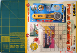 Image of a Olfa Quilting Kit With Rotary Cutter&Rule & Mat
