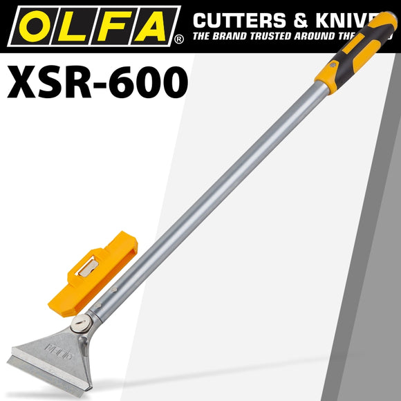 Image of a Olfa Heavy Duty Scraper 600mm With 0.8mm Blade And Safety Blade Cover