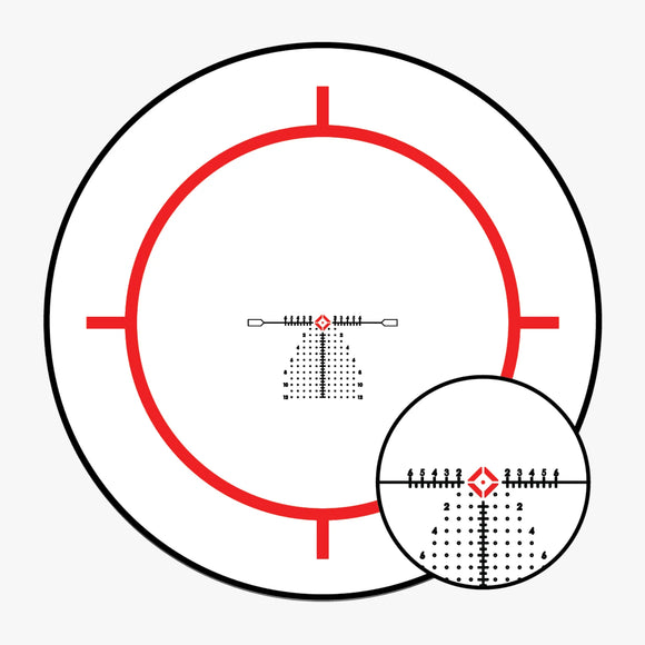 ORIGIN Rifle Scope 1-10x28 FFP MRAD