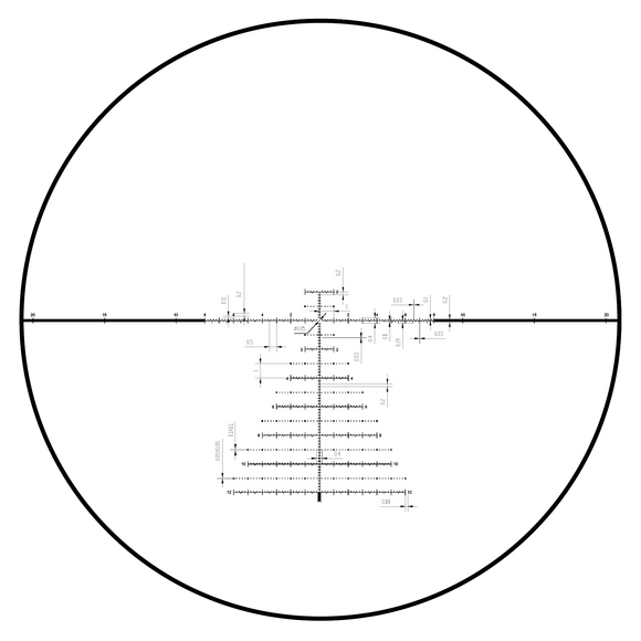 ORYX Rifle Scope 6-36x56 FFP MRAD - Midnight Black (PN-001)