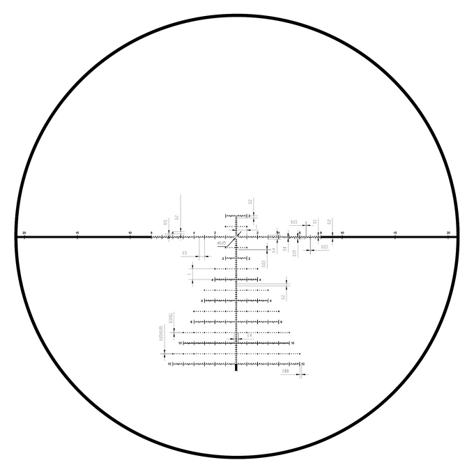 ORYX Rifle Scope 6-36x56 FFP MRAD - Titanium Grey (PN-001)