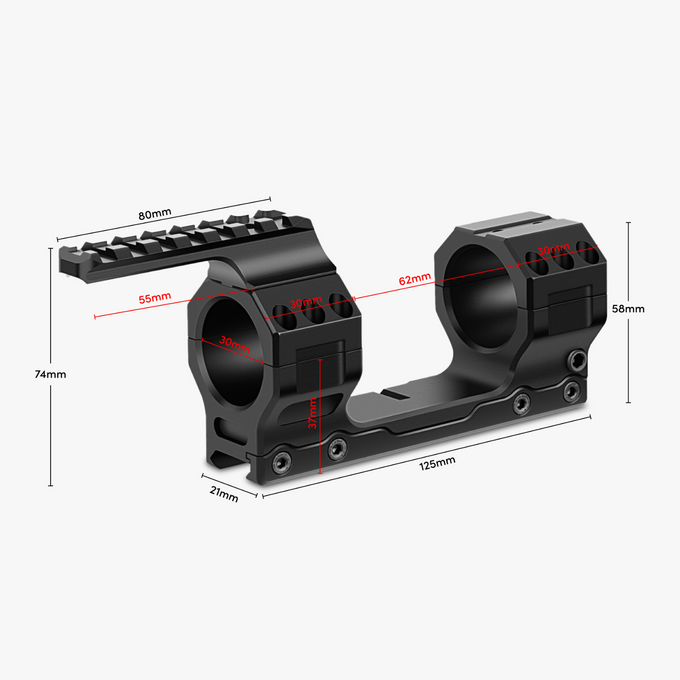 ORYX Pro Mount 30mm Midnight Black