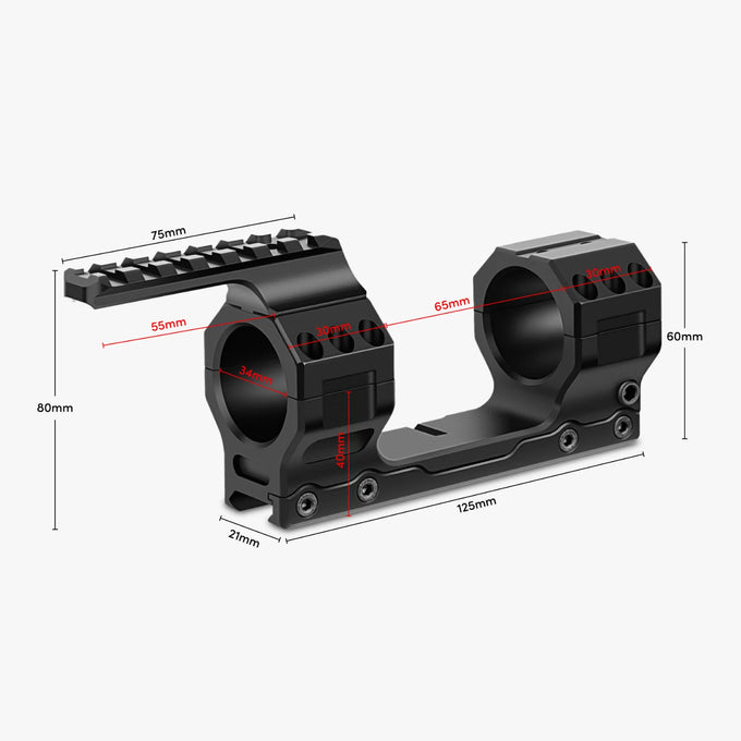 ORYX Pro Mount 34mm Titanium Grey