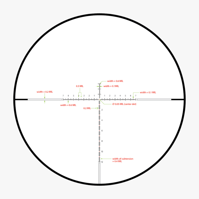ORYX Rifle Scope 6-36x56 FFP MRAD - Burnt Bronze (PN-001)