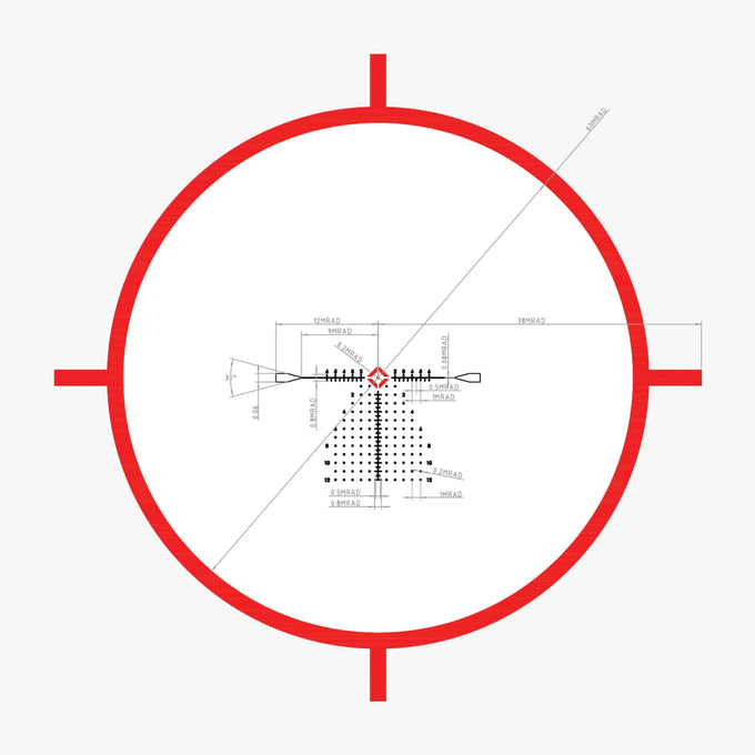 ORIGIN Rifle Scope 1-10x28 FFP MRAD