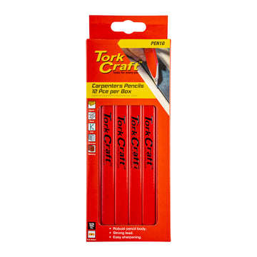Image of a Tork Craft Tork Craft Carpenters Pencil 175mm - 12 Per Box