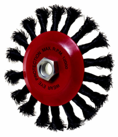 Image of a TW.WIRE CON. WHEEL BRUSH 100MM