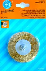 Image of a 75MM BRASS WIRE WHEEL BRUSH