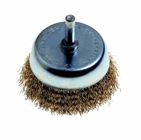 Image of a 50 X 6MM BRASS WIRE CUP BRUSH