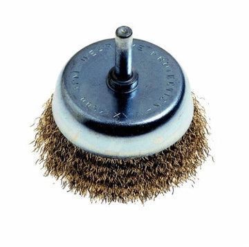 Image of a 50 X 6MM BRASS WIRE CUP BRUSH