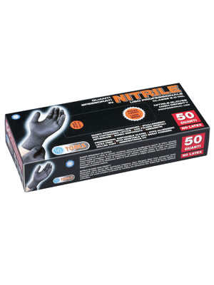 Image of a NITRILE GLOVES MEDIUM 50 PCE HIGH DENSITY ( X25 PAIRS)