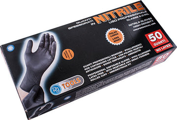 Image of a NITRILE GLOVES LARGE 50 PCE HIGH DENSITY ( X25 PAIRS )
