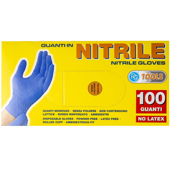 Image of a NITRILE GLOVES  EXTRA LARGE X100 PCE ( X50 PAIRS )