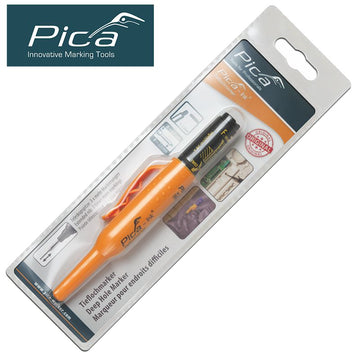 Image of a PICA INK MARKER FOR DEEP HOLES BLACK IN BLISTER