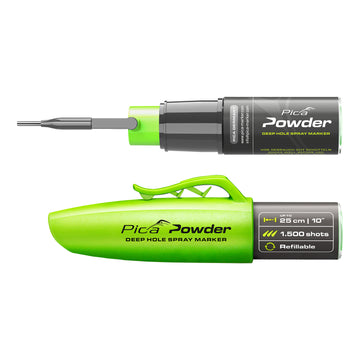 Image of a PICA POWDER SPRAYMARKER FLUORESCENT GREEN BLISTER