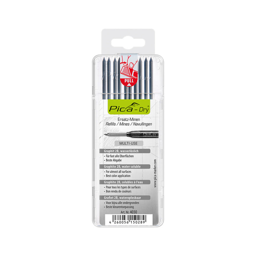 Image of a PICA DRY REFILLS 10PC GRAPHITE