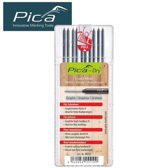 Image of a PICA DRY REFILLS 10PC GRAPHITE H