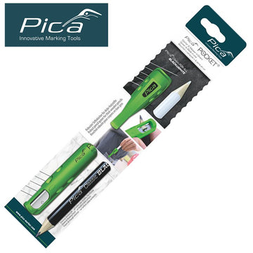 Image of a PICA POCKET C/W 1 FOR ALL BLACK AND WHITE MARKING PENCIL IN BLISTER