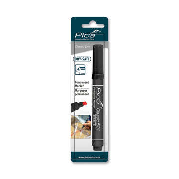 Image of a PERMANENT MARKER 2-6MM CHISEL TIP BLACK BLISTER