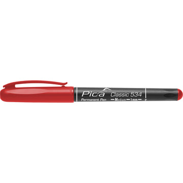 Image of a PERMANENT PEN RED MEDIUM TIP 1MM