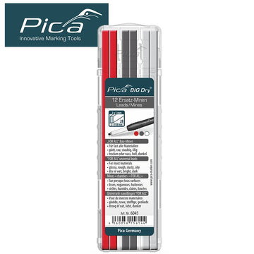 Image of a PICA BIG DRY REFILL SET ASSORTED GRAPHITE & WHITE & RED
