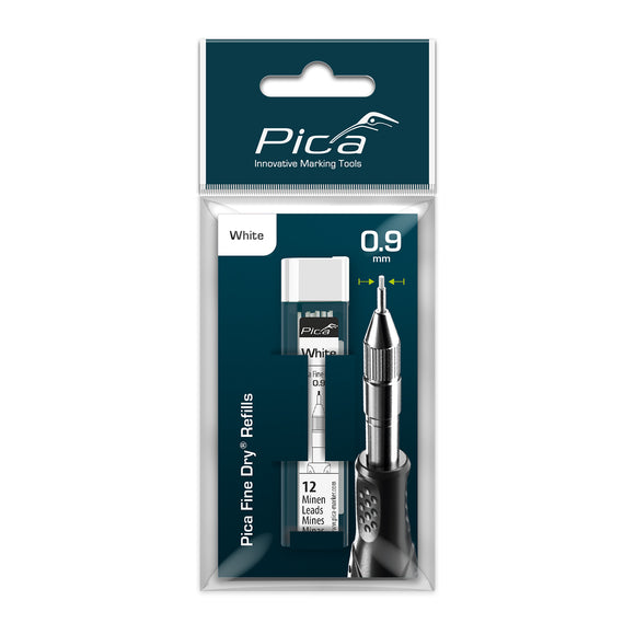 Image of a PICA FINE DRY REFILL SET WHITE - BLISTER VERSION (12)