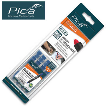 Image of a PICA VISOR PERMANENT MARKER REFILLS BLUE 4PC IN BLISTER