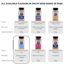 Image of a PITBOSS Fish & Sea Rub 380g 2