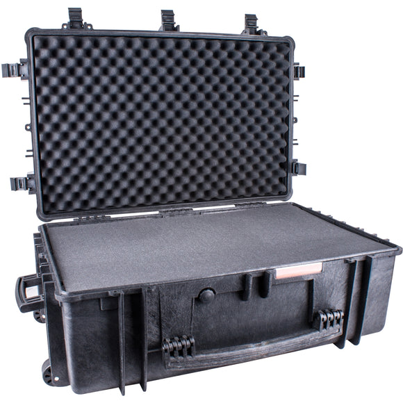 Image of a Tork Craft Hard Case 865x565x340mm Od With Foam Black Water & Dust Proof 764830