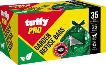 image of Tuffy Pro Green 35 Pack Bag on Roll