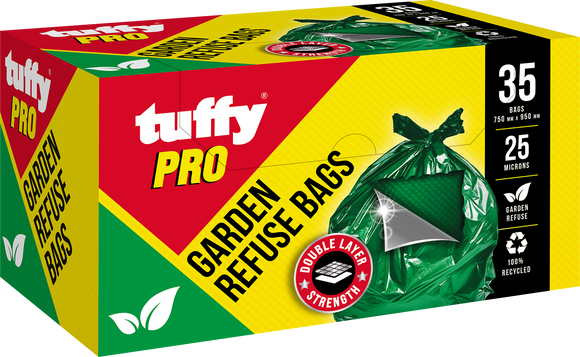 image of Tuffy Pro Green 35 Pack Bag on Roll