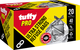 image of Tuffy Pro Steel 20 Pack Bag on Roll