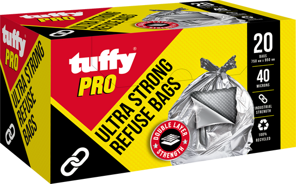 image of Tuffy Pro Steel 20 Pack Bag on Roll