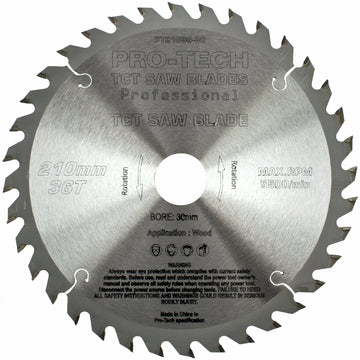 Image of a SAW BLADE TCT 210X2.4X30X36T WOOD PROF. PRO-TECH FES. TS75