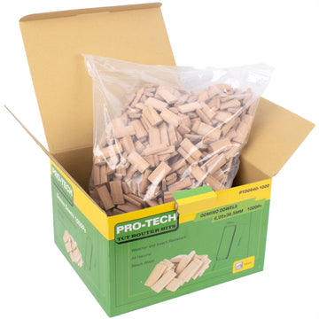 Image of a DOMINO TENON 6X40MM 1000PC BOX BEECH WOOD