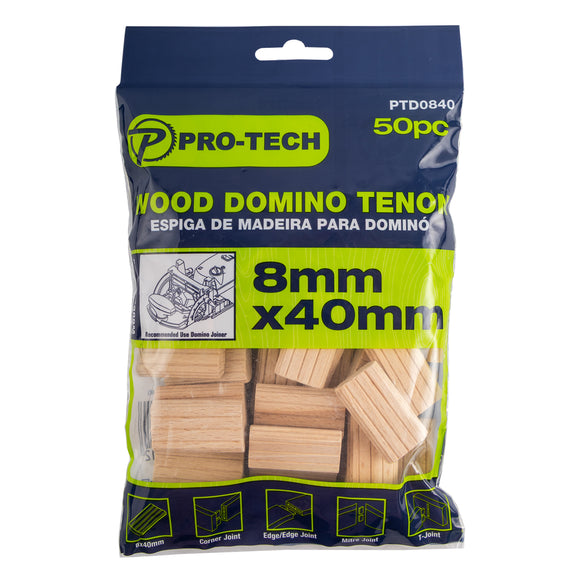 Image of a DOMINO TENON 8X40MM 50PC PACK BEECH WOOD