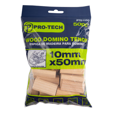 Image of a DOMINO TENON 10X50MM 50PC PACK BEECH WOOD