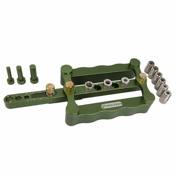 Image of a DOWEL JIG SELF-CENTERING 6/8/10MM ALUM. 16MM - 60MM RANGE