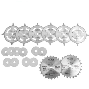 Image of a DADO SET 203MM X 15.88 X 24T 4 X 1/8' 3/32'1/16' CHIP 27.5MM
