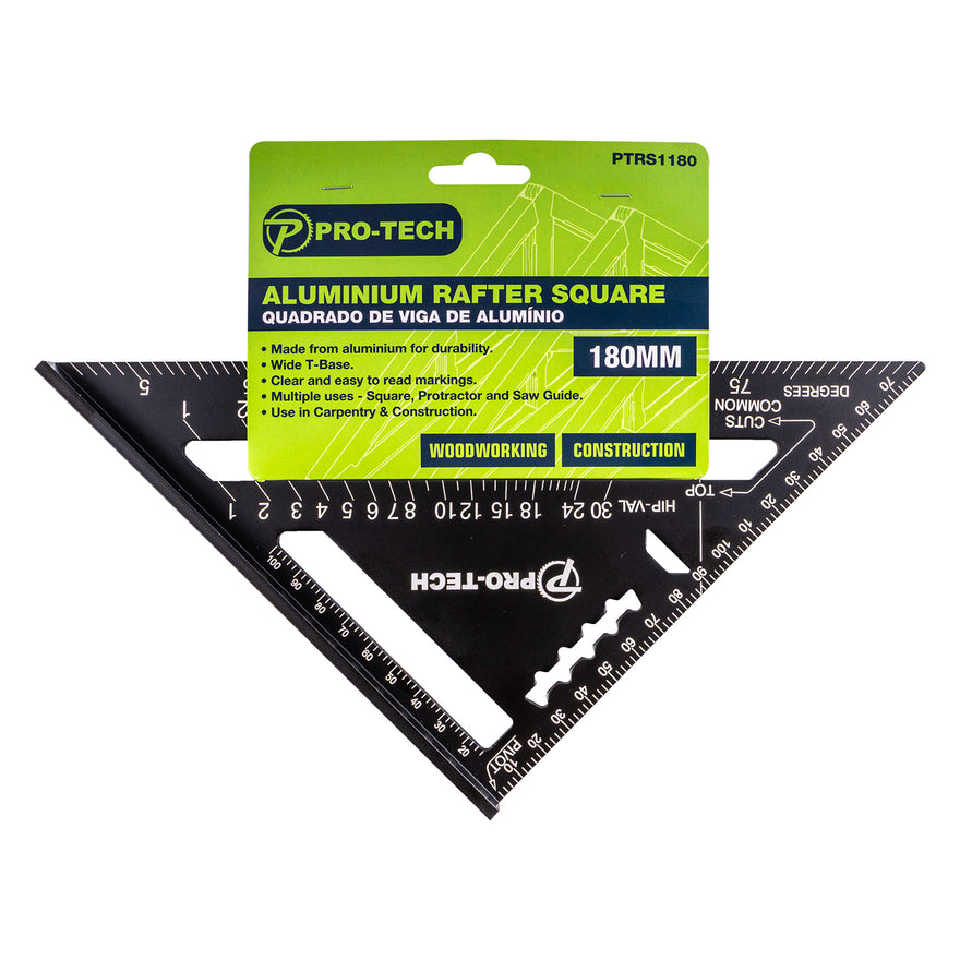 Image of a RAFTER SQUARE 180MM ALUMINIUM