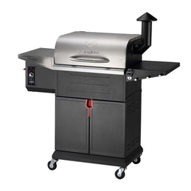 Image of a Z GRILLS Wood Pellet Grill Flame Elite 600D3E GEN 2.1 WIFI - Stainless Steel 1